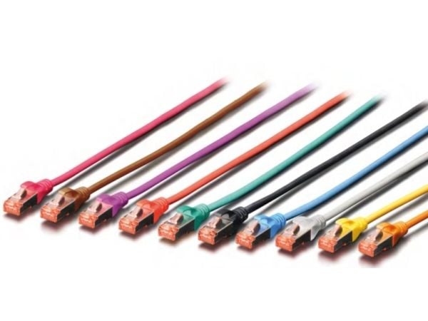 DIGITUS Professional - Patchkabel - RJ-45 (han) til RJ-45 (han) - 25 m - SFTP - CAT 6 - booted, halogenfri, knastfri - grå