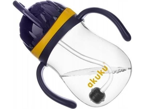 Akuku AKUKU innovativ drikkeflaske med sugerør og vekter