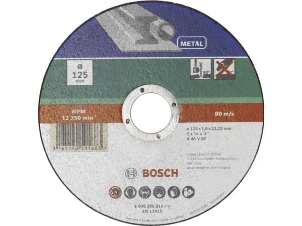 Bosch kappeskive TNACA Ø 125 x22,23 x1,6 mm PROSTA