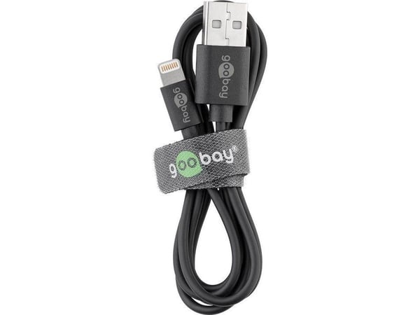 Goobay 72904, 0,5 m, Lightning, USB A, Hanstik, Hanstik, Lajittelu