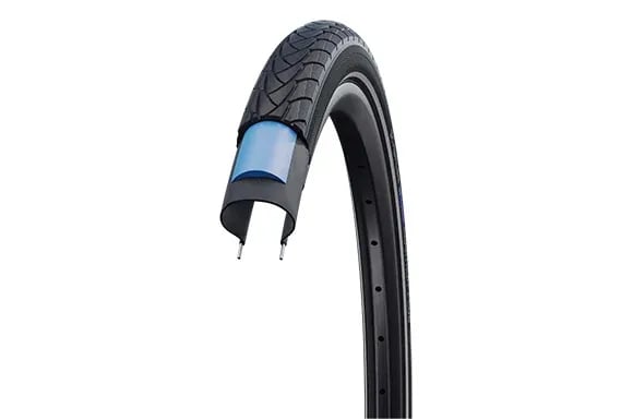 Schwalbe Marathon Plus, 26", City/Trekking, tubular dekk, svart, 45 - 70 psi, 70 psi