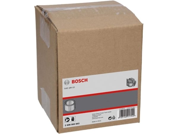 Bosch VIRTAUSSUODATIN KAASULLE 18V-10 PESTÄVÄ