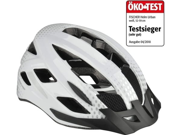 FISCHER sykkelhjelm "Urban Lano" - størrelse L/XL - innvendig skall i slitesterk EPS - justerbar, belyst - 1 stk (86721)