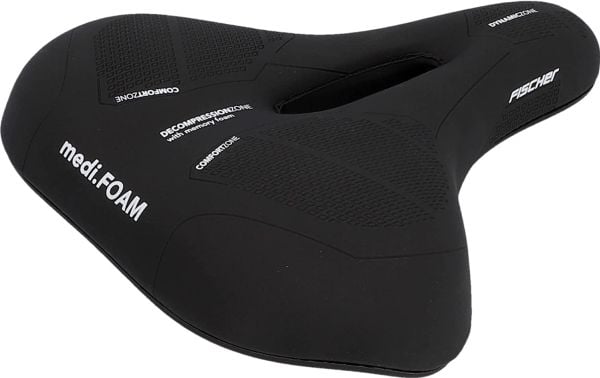 FISCHER trekking-sykkelsete R.E. Med memory foam ergonomisk utformet (85680) – 1 stk
