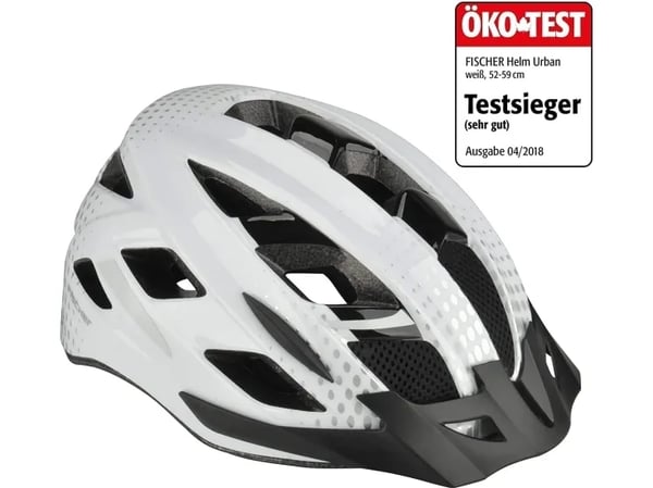 Fischer sykkelhjelm Urban Lano S/M MTB hvit/sort