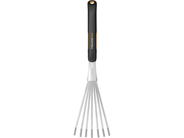Fiskars 1027044, Käsiharava, Musta, Hopea, Terästä, Musta, 1 kpl, 125 mm
