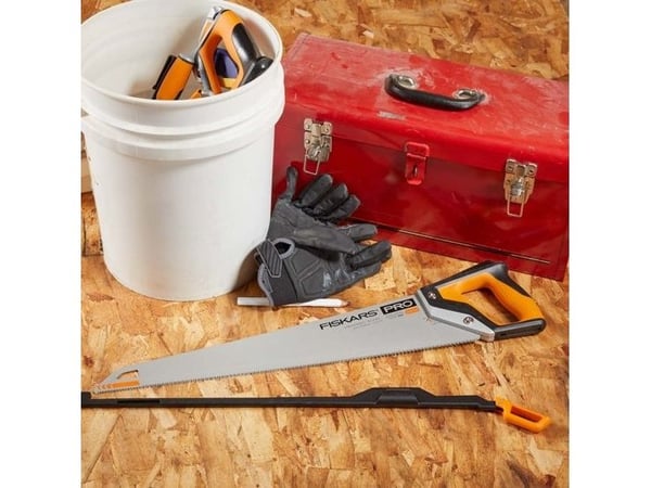 Fiskars 1062918, Baufil, Tre, Sort, Oransje, Sølv, Sort, Oransje, 1 stykker, 55 cm