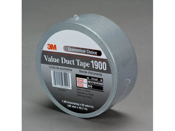 3M 1900SI50 19005050 Tekstiltape Sølv (L x B) 50 m x 50 mm 1 stk 1 stk