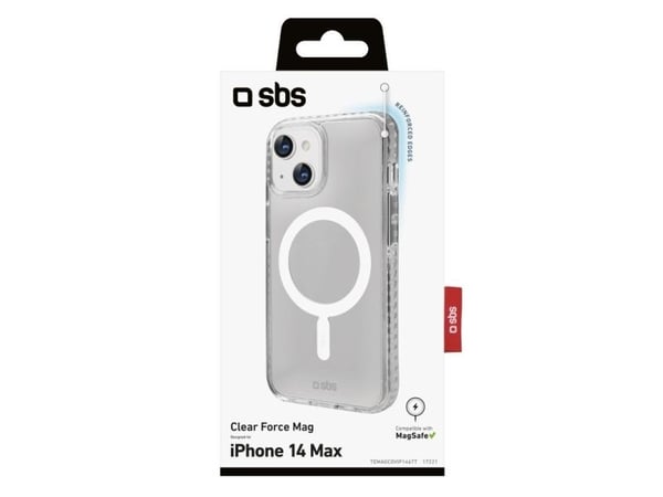 SBS TEMAGCOVIP1467T, Etui, Apple, iPhone 14 Plus, 17 cm (6.7"), Gjennomsiktig