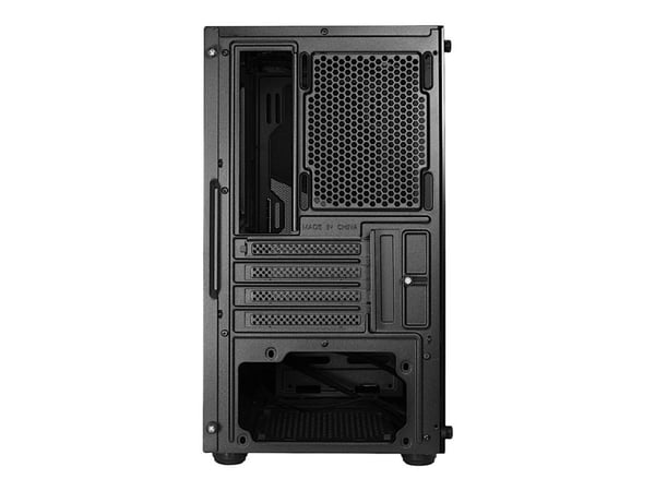 Inter-Tech SM-007 Enforcer - Tower gaming - micro ATX - sidepanel med vindu (herdet glass) - ingen strømforsyning - USB/lyd