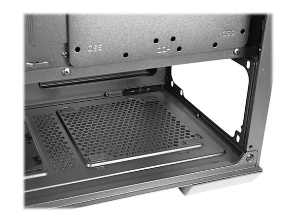 Inter-Tech IT-3503 Airstream - Tower spel - utökad ATX - genomskinlig sidopanel (härdat glas) - ingen strömförsörjning (ATX) - USB/ljud
