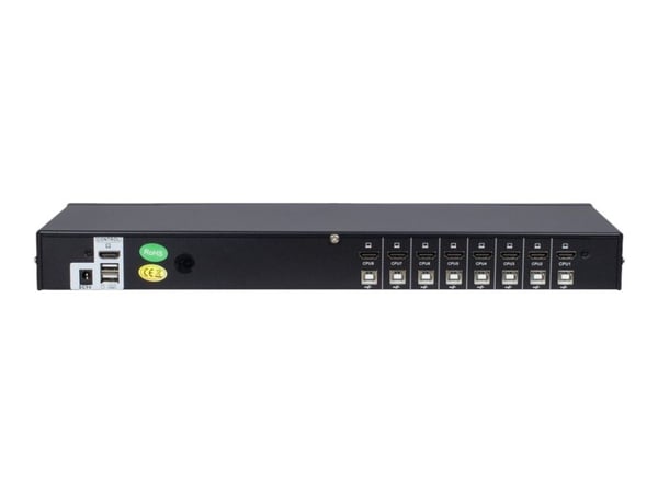 Argus AS-9108HA - KVM-svitsj - 8 x KVM port(s) - 1 lokalbruker - rackmonterbar