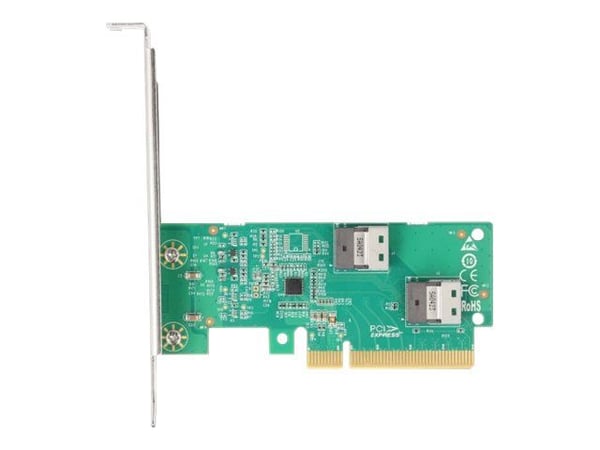 Delock - Lagringskontroller - U.2 NVMe - lav profil - PCIe 4.0 x8