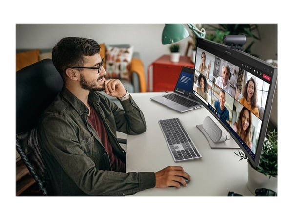 Dell AI Noise Cancellation Speakerphone SP3022 - VoIP stasjonær høyttalende telefon - kablet - aktiv støydemping - USB-A, USB-C
