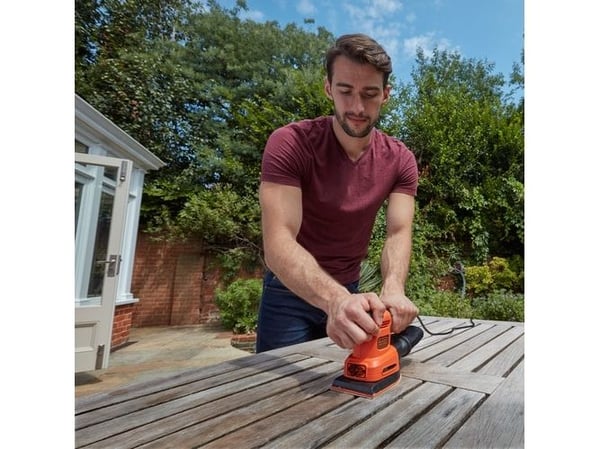 BD ORBITAL SANDER 200W/125mm/4in1