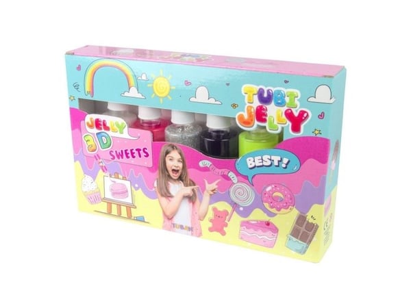 Tuban Tubi Jelly-set med 6 färger - godis (TU3323)