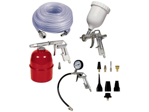 Einhell 4132776, Ilmakompressorin tarvikesarja, Einhell, 15 bar, 13 kpl, 10 m, Imumaaliruisku