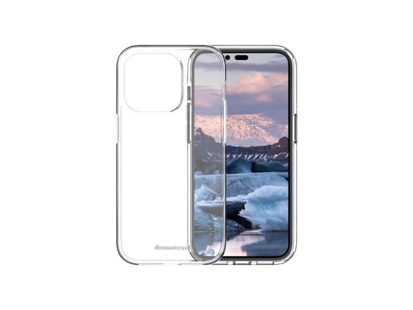 dbramante1928 Iceland Pro - Baksidesskydd för mobiltelefon - fastsnäppbar - 100 % återvunnen plast - klar - för Apple iPhone 14 Pro
