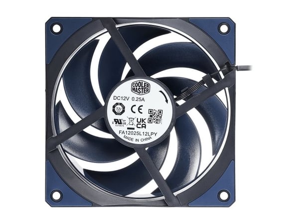 Cooler Master Mobius 120 - Kabinettvifte - 120 mm - svart