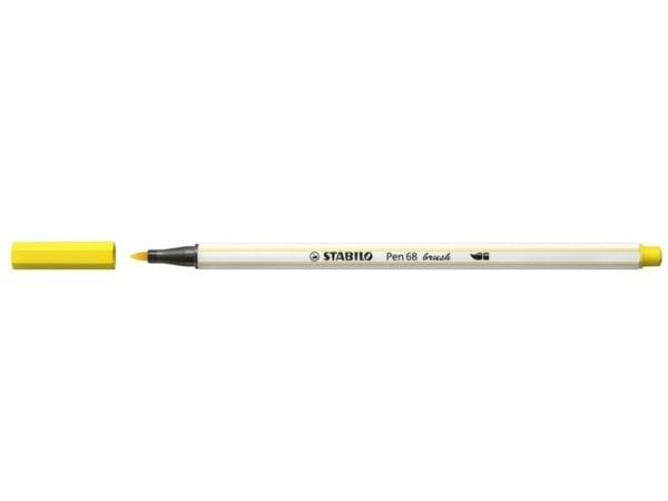 STABILO Pen 68 brush ARTY, 30 väriä, Valikoidut värit, Harjaspää, Kuitu, Valikoidut värit, Kahdeksankulmainen