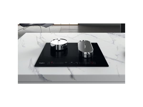 Whirlpool WB S2560 NE, Svart, Innebygget, 59 cm, Sonebasert induksjon, Glass-keramikk, 4 zone(s)