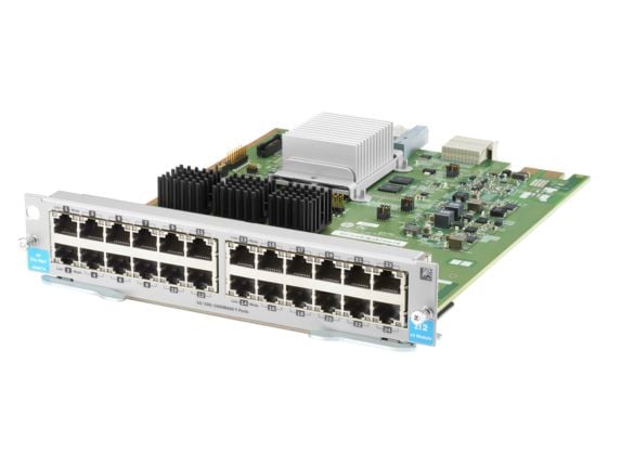 HPE - Utvidelsesmodul - Gigabit Ethernet x 24 - for HPE Aruba 5406R, 5406R 16, 5406R 44, 5406R 8-port, 5406R zl2, 5412R, 5412R 92, 5412R zl2