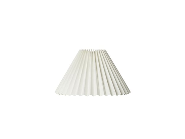 Plissegardin Carolin side 21 cm hvit