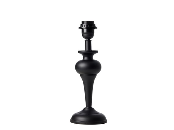 BORDLAMPE SILKE SORT MAT HØJDE 32,5 CM