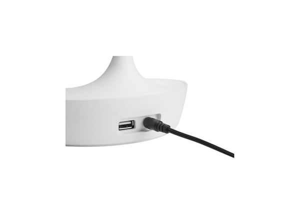 BORDLAMPE SAMBA USB LED HVID
