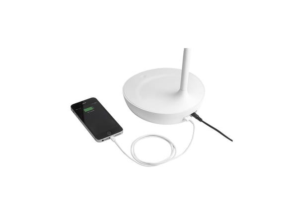 BORDLAMPE SAMBA USB LED HVID