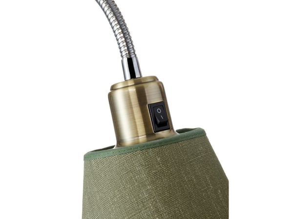 Gulvlampe fotgjenger ekskl. skjermer messing antikk