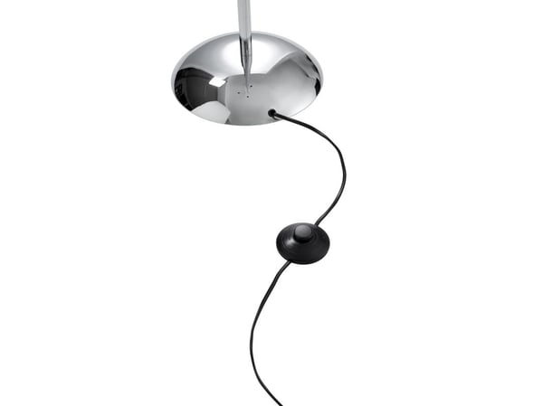 Gulvlampe SALSA krom med E14/E27 skjerm