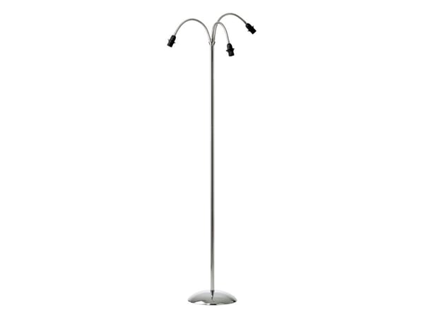 Gulvlampe SALSA krom med L-M-G skjermer