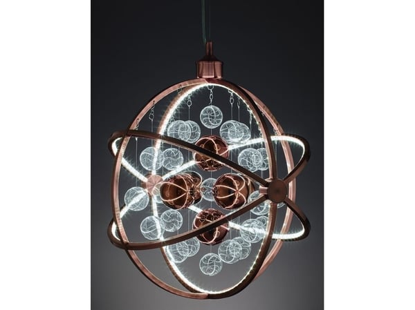 Nielsen Light Galaxy Led Loftlampe - Kobber Børstet