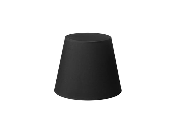 Lampeskjerm EMMA DOMUS høyde 24,0 cm sort