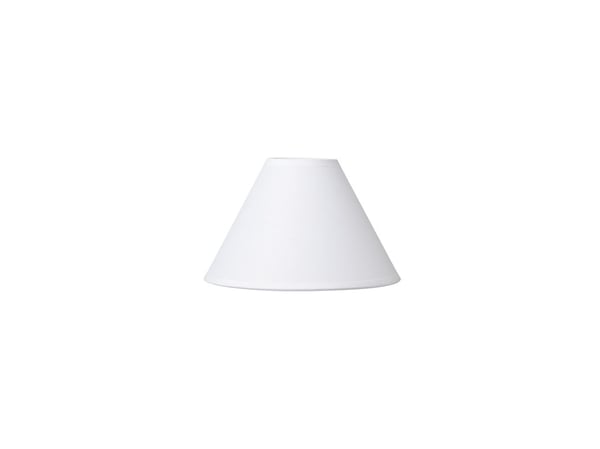 Lampeskjerm EMMA PALACIO H 12,5 cm hvit