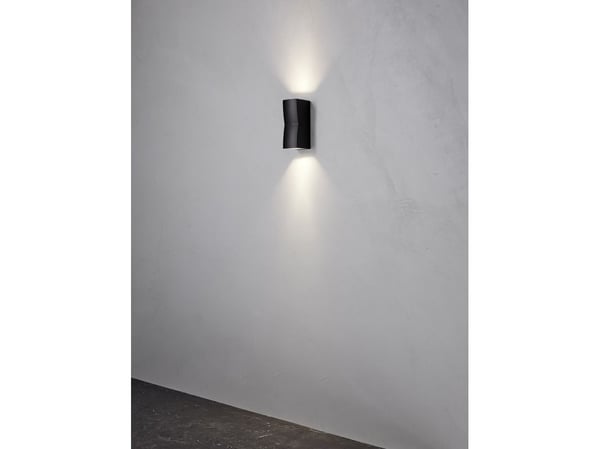 ASK vegglampe sort up/downlight