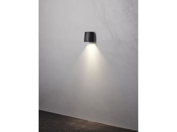 ASK vegglampe antrasitt grå downlight ASK vegglampe antrasitt grå downlight