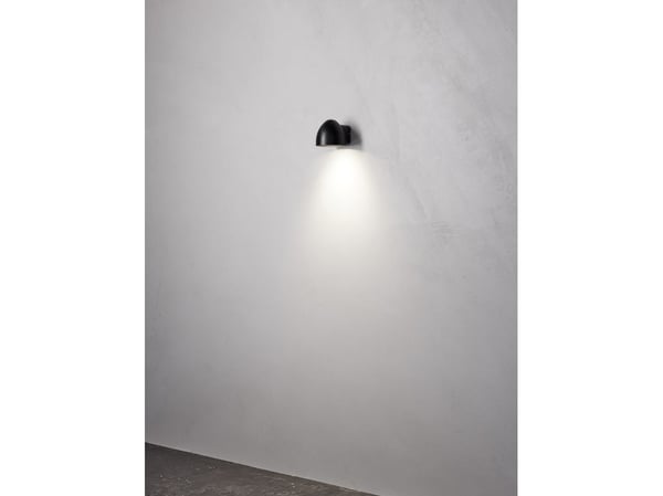 BIRK vegglampe svart downlight