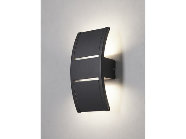 LÆRK VÆGLAMPE ANTRACIT GRÅ UP/DOWNLIGHT