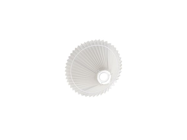 Plisse-skjerm EMMA PISO vegg/tak pendel side 21 cm hvit