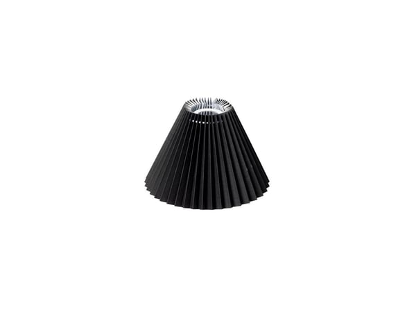 Plisse-skjerm EMMA PISO vegg/takpendel side 18 cm sort