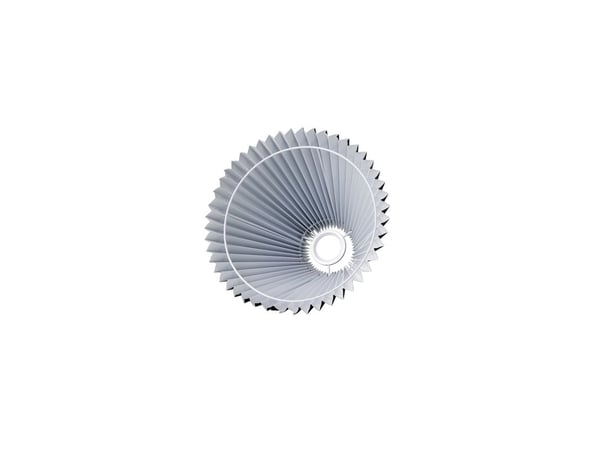 Plisségardin EMMA PISO vegg/pendel side 21 cm svart