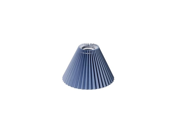 PLISSEGARDIN EMMA PISO vegg/takpendel side 18 cm blå