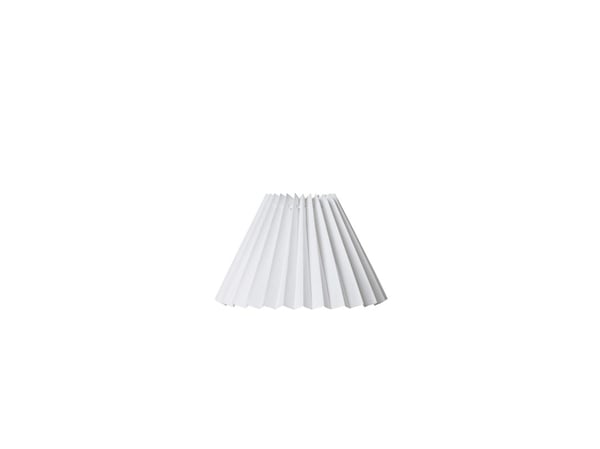 Plisse-skjerm EMMA Hacienda, side 15 cm, hvit