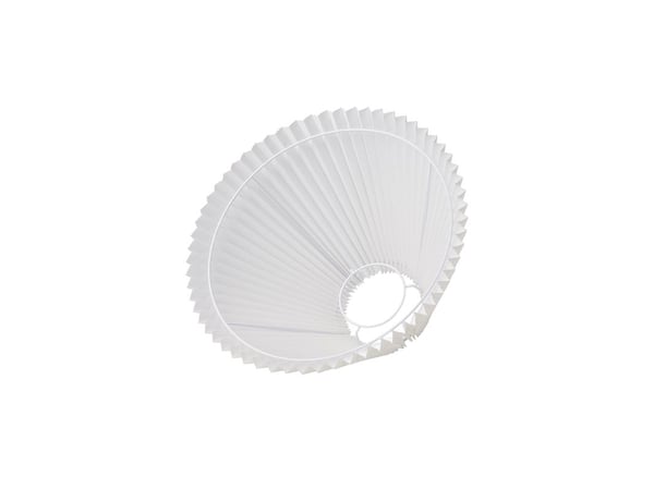 Plisségardin EMMA Hacienda side 27 cm hvit