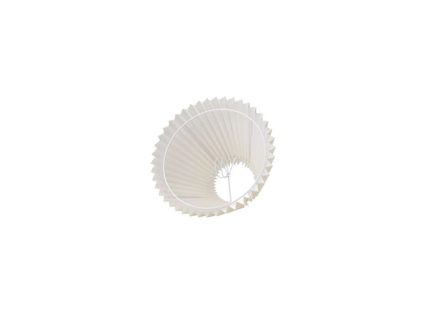 Plisségardin Emma Hacienda, side 17 cm, krem