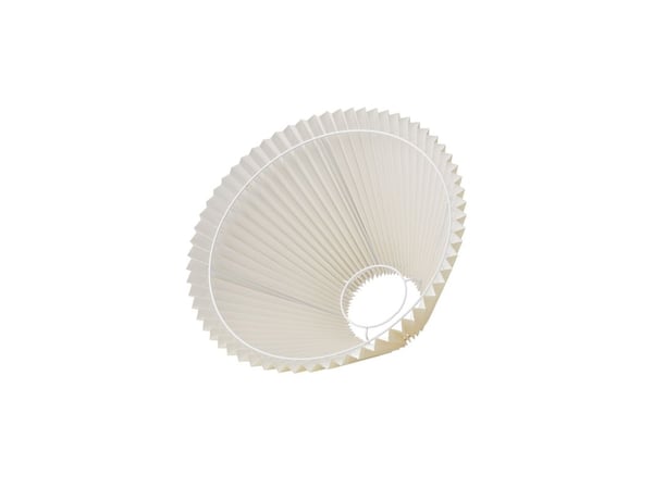 Plissé-skjerm MARY HACIENDA side 27 cm gyllen