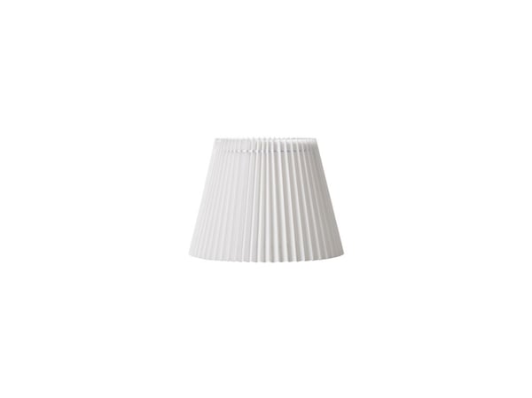 Plisse-skjerm Emma Villa side 16 cm hvit