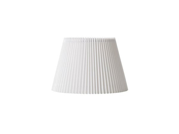 Plisségardin Emma Villa side 23 cm hvit